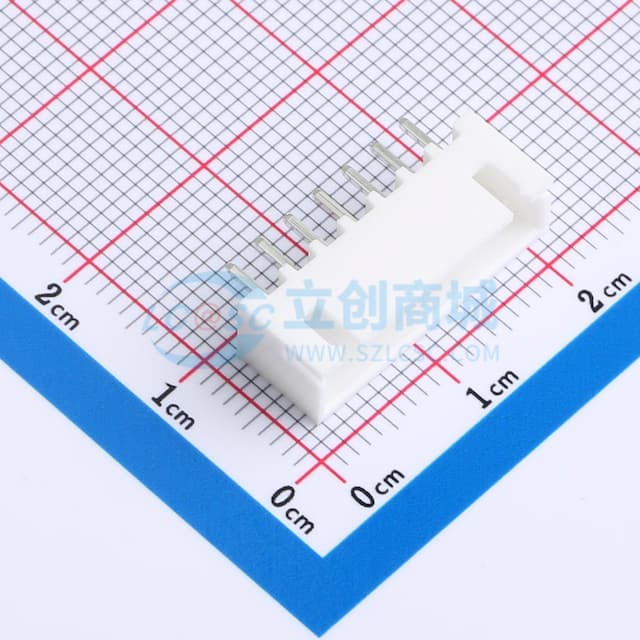 【插件】 1x7P 间距:2.5mm 直插 系列:XH实物图