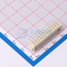 【插件】米色 1x12P 间距:2.54mm 弯插 系列:XH 插件铜缩略图