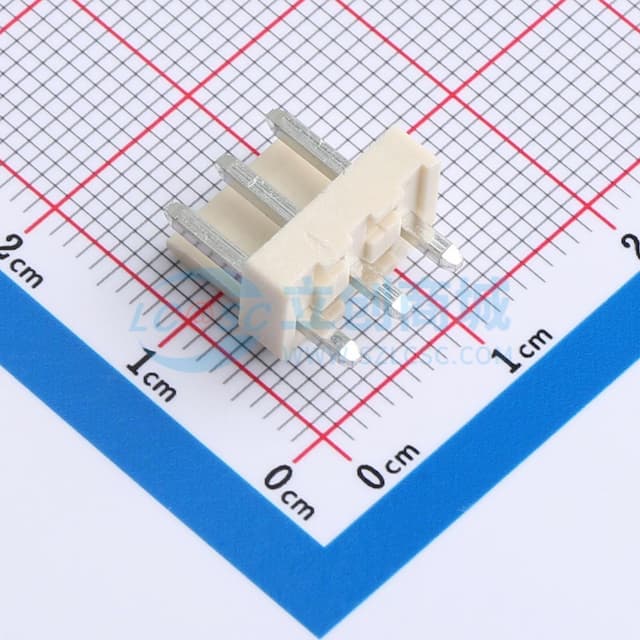 【插件】米色 1x3P 间距:3.96mm 直插 系列:VH实物图
