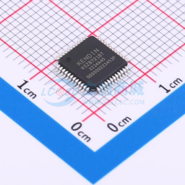 KSZ8721CL 单电源3.3V 10/100BASE-TX/FX MII物理层收发器实物图