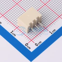 【插件】米色 1x3P 间距:2.54mm 直插 系列:XH 插件铜缩略图