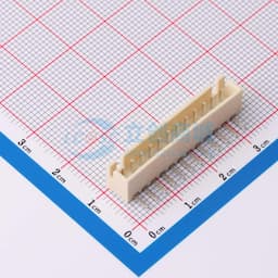 【插件】米色 1x12P 间距:2.54mm 弯插 系列:XH 插件铜缩略图