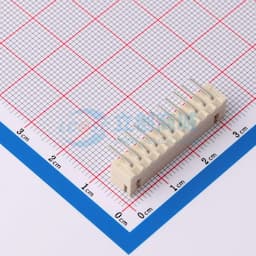 【插件】米色 1x11P 间距:2.54mm 弯插 系列:XH 插件铜缩略图
