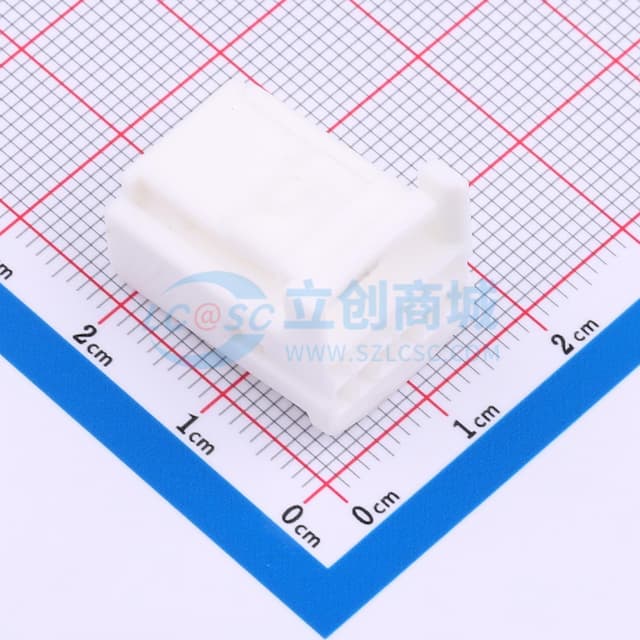 白色 汽车连接器2.2mm间距(1318774-1,1717106-1)公HSG,PBT料, 12P实物图