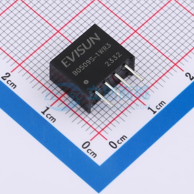 【插件】DC/DC直流转直流隔离1500Vdc电源模块5V转9V实物图
