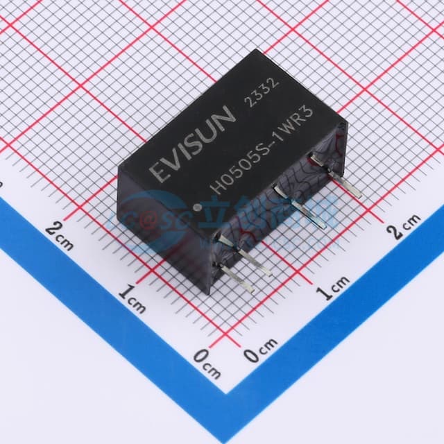 【插件】DC/DC直流转直流隔离6000Vdc电源模块5V转5V200mA实物图