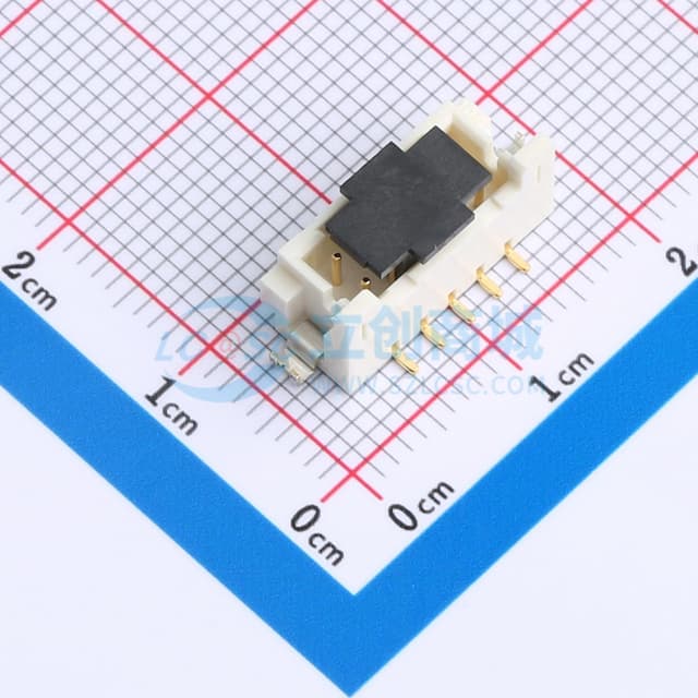 2x5P 间距:2mm 立贴实物图