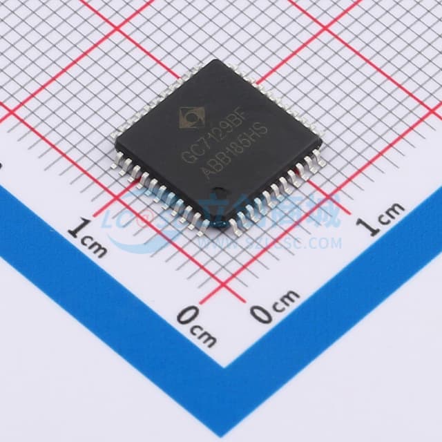 四位半单片A/D转换器（带有LCD驱动）实物图