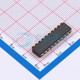 2.54mm间距 10位 贴片低柄 DSIC黑色 拨码开关缩略图