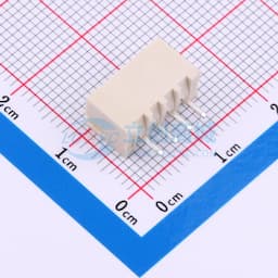 【插件】米色 1x4P 间距:2.54mm 直插 系列:XH 插件铜缩略图