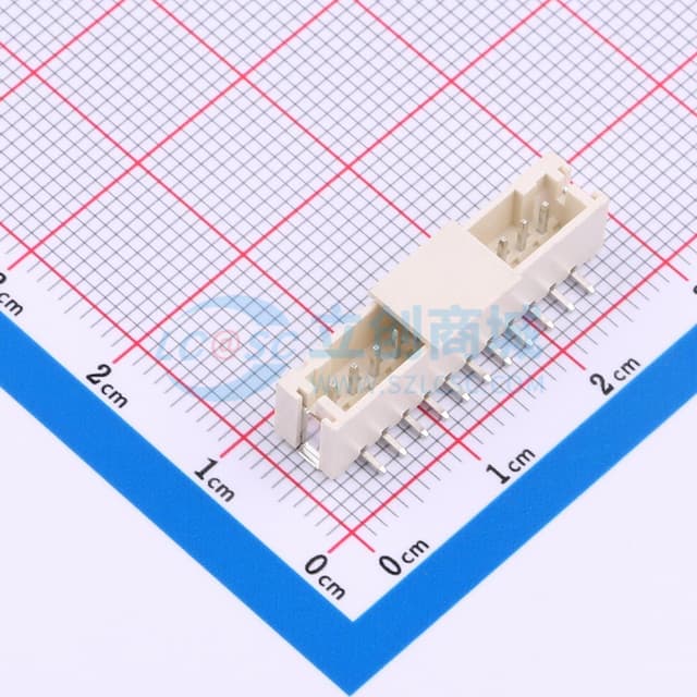 1x11P 间距:2mm 立贴 系列:PH实物图