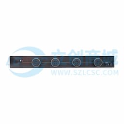 公牛 轨道插座无线插排 暗装滑轨插 黑色暗装+4个黑色适配器750mm GQ1缩略图