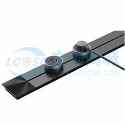 公牛 轨道插座无线插排 暗装滑轨插 黑色暗装+4个黑色适配器750mm GQ1缩略图