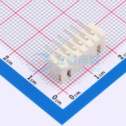 1x6P 间距:2.5mm 弯插 系列:XH缩略图