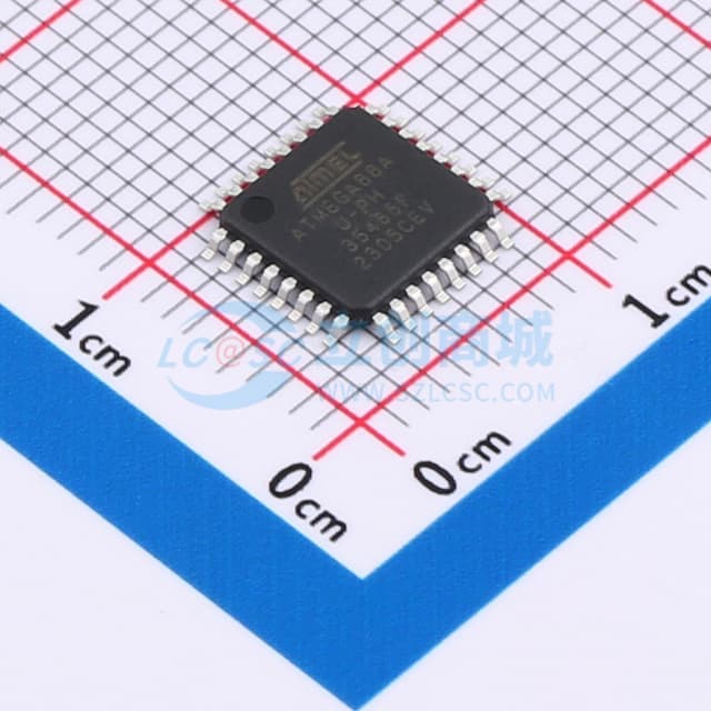 基于AVR增强型RISC架构的低功耗CMOS 8位微控制器实物图