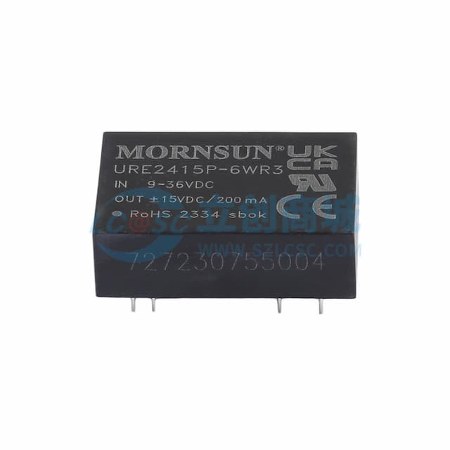 【插件】 6W隔离式DC-DC转换器，超宽输入和稳压双/单输出实物图