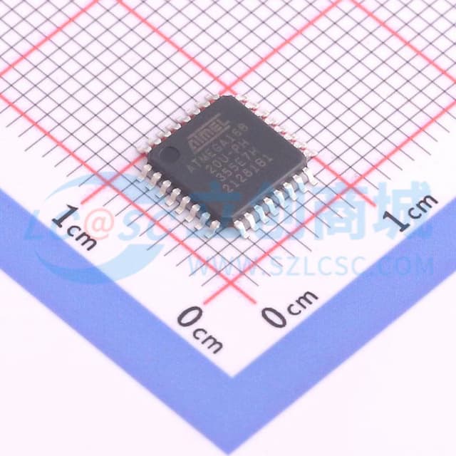 ATMEGA168-20AU实物图