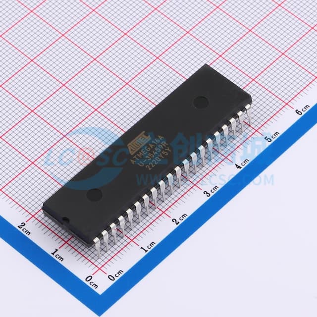 ATMEGA16A-PU 【插件】实物图