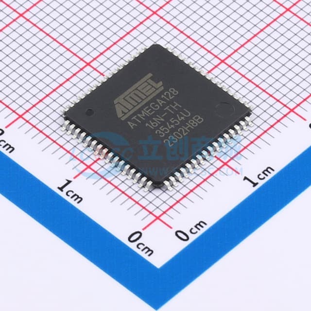 ATMEGA128-16AN实物图