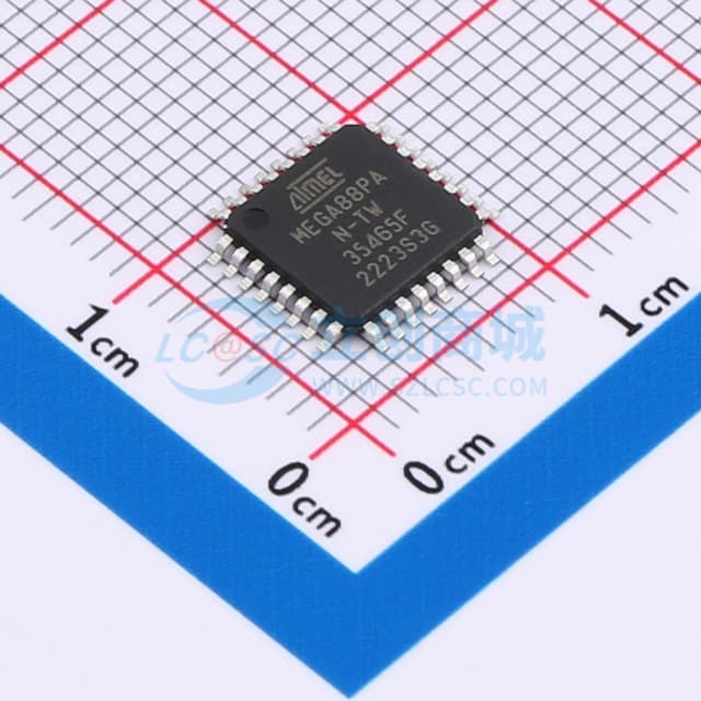基于AVR增强型RISC架构的低功耗CMOS 8位微控制器实物图