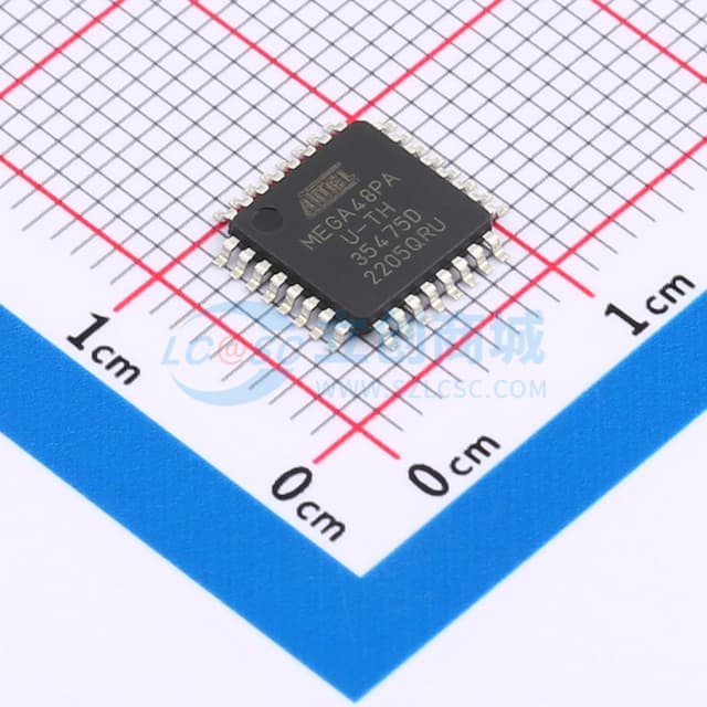 基于AVR增强型RISC架构的低功耗CMOS 8位微控制器实物图