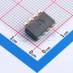 DSIC 2.54贴片高推4位 间距2.54mm 平拨 凹槽式 4位拨码开关缩略图