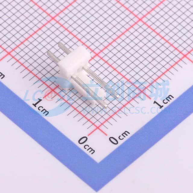 间距:2.54mm 1x2P【插件】实物图