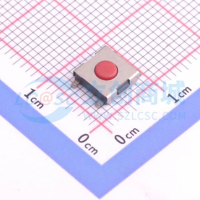 6.3*6.4*2.5mm 立贴 轻触开关实物图