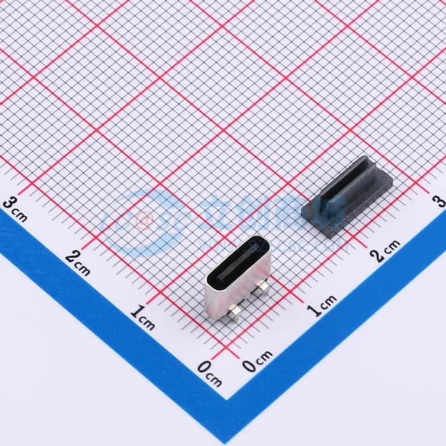 Type-C 母 立贴实物图