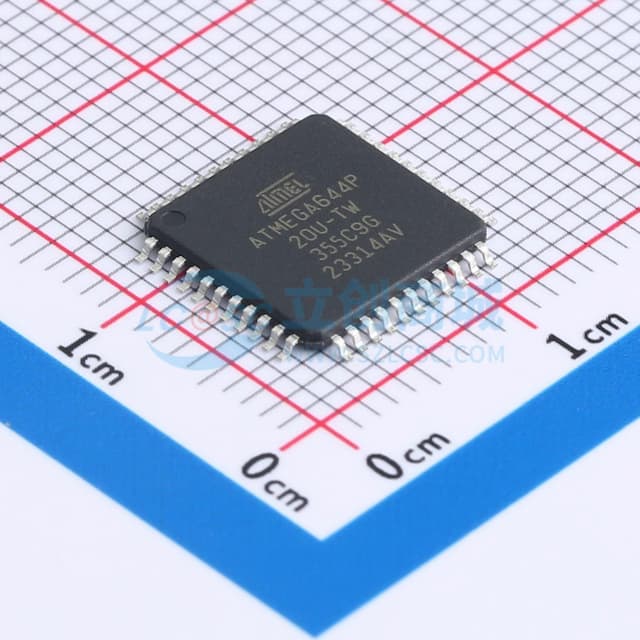 ATMEGA644P-20AUR实物图