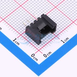 【插件】黑色 1x4P 间距:2mm 直插 系列:HY缩略图
