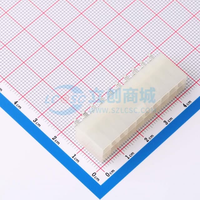 【插件】2x10P 间距:4.2mm 直插 系列:Mini-Fit(MX 4.2)实物图