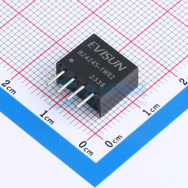 【插件】DC/DC直流转直流隔离1500Vdc电源模块24V转24V 1W实物图