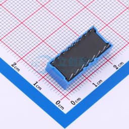 2.54mm间距8P 蓝色插件拨码开关缩略图