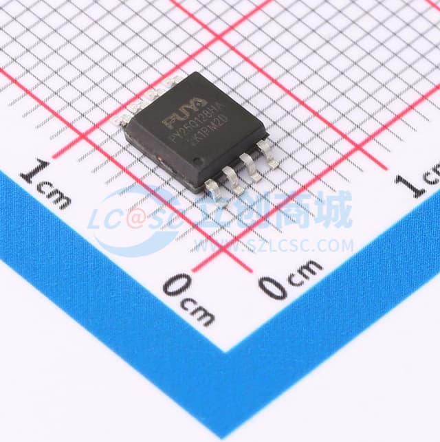 超低功耗，128Mbit 串行多I/O闪存实物图