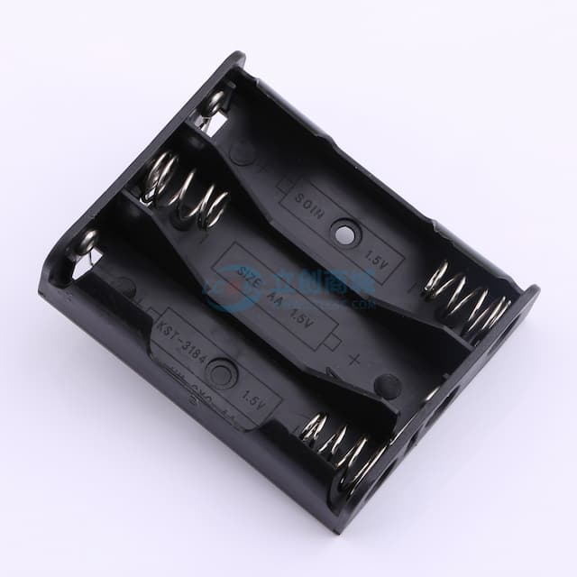 MYOUNG(美阳)电池盒BH-AA-3J 卧式DIP 单边PIN12 适配5号电池实物图