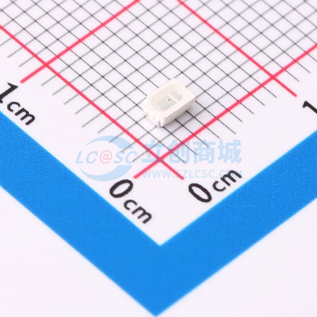 3020黄色贴片式发光二极管实物图