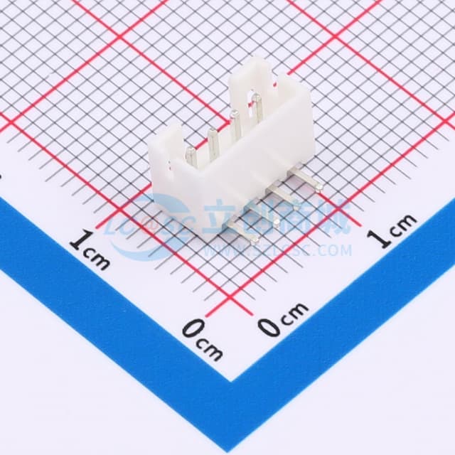 【插件】1x4P 间距:2mm 弯插 系列:PH实物图