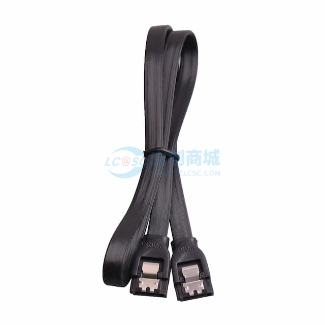 SAMZHE(山泽)高速SATA3.0硬盘数据线连接线外接固态机械硬盘光驱串口线电源双通道转换线直头 0.5米 ZDZ05实物图