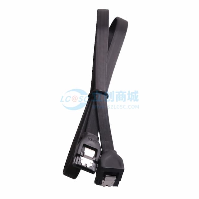 SAMZHE(山泽)高速SATA3.0硬盘数据线连接线外接固态机械硬盘光驱串口线电源双通道转换线弯头 0.5米 WDZ05实物图