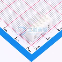 白色 2.54-6P弯针带扣 白色不耐温缩略图
