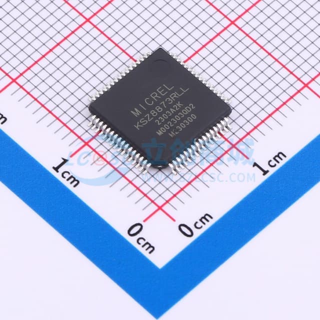 集成物理层（PHY）的三端口10/100Mbps集成式管理型交换机实物图