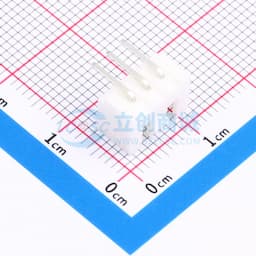 【插件】白色 2.54-3P弯针带扣 白色不耐温缩略图