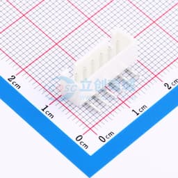 白色 2.54-6P弯针带扣 白色不耐温缩略图