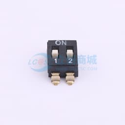 2.54mm间距 2位贴片高柄 双排IC型贴片 拨码开关缩略图