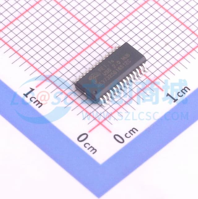 FE1.1s - USB 2.0高速4端口集线器控制器实物图