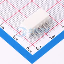 【插件】白色 2.54-5P直针带扣 白色不耐温缩略图