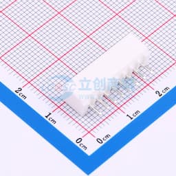 【插件】白色 2.54-8P直针带扣 白色不耐温缩略图