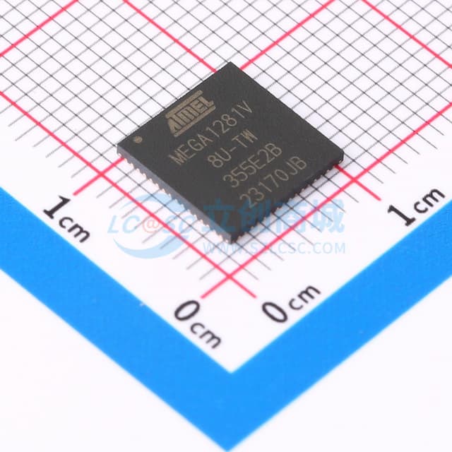 ATMEGA1281V-8MU实物图