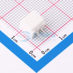 【插件】白色 2.54-2P直针带扣 白色不耐温缩略图